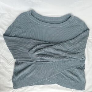 Lululemon Cozy Blue Knit Sweater